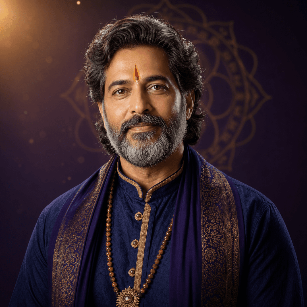 Professional Vedic astrologer portrait